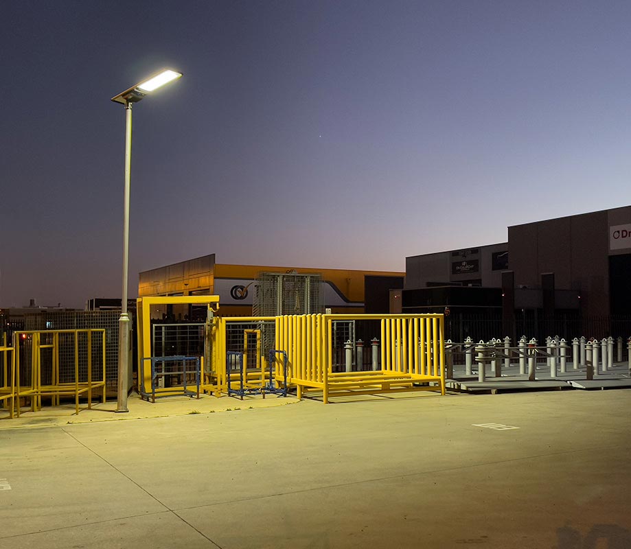 Blade Solar Light - Galvanised Pole