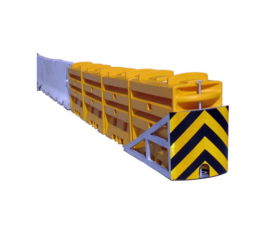 SLED End Terminal Water Filled Barrier