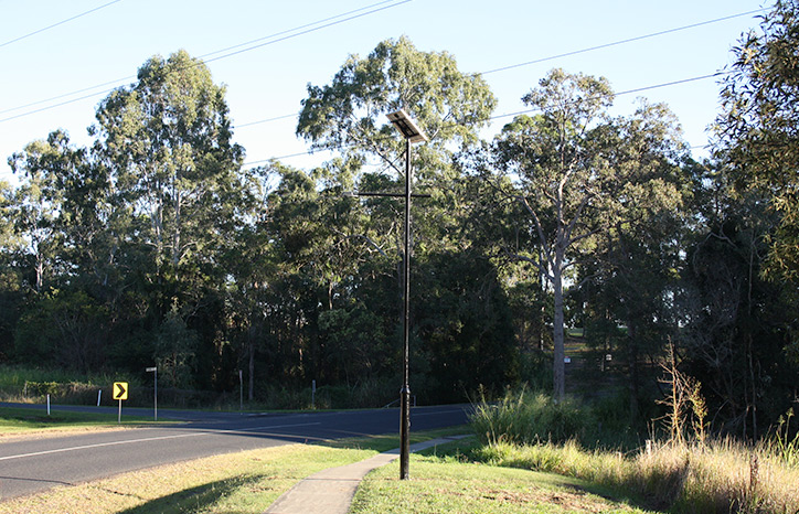 Solar Lights Installed at Gympie Regional Council