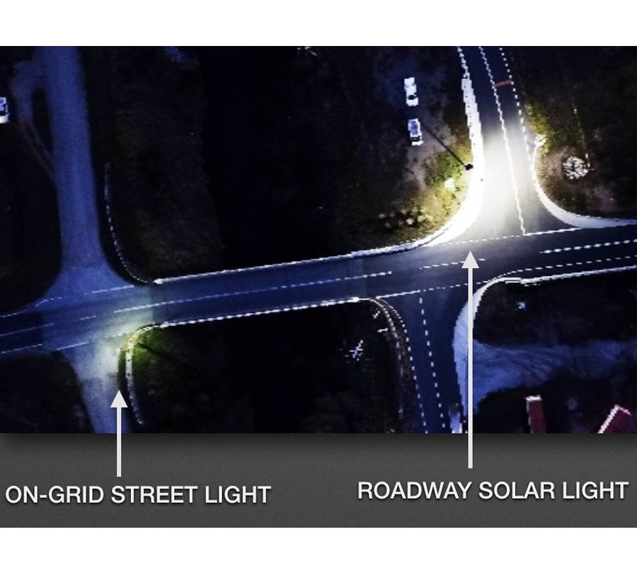 Roadway Solar V-LED Light