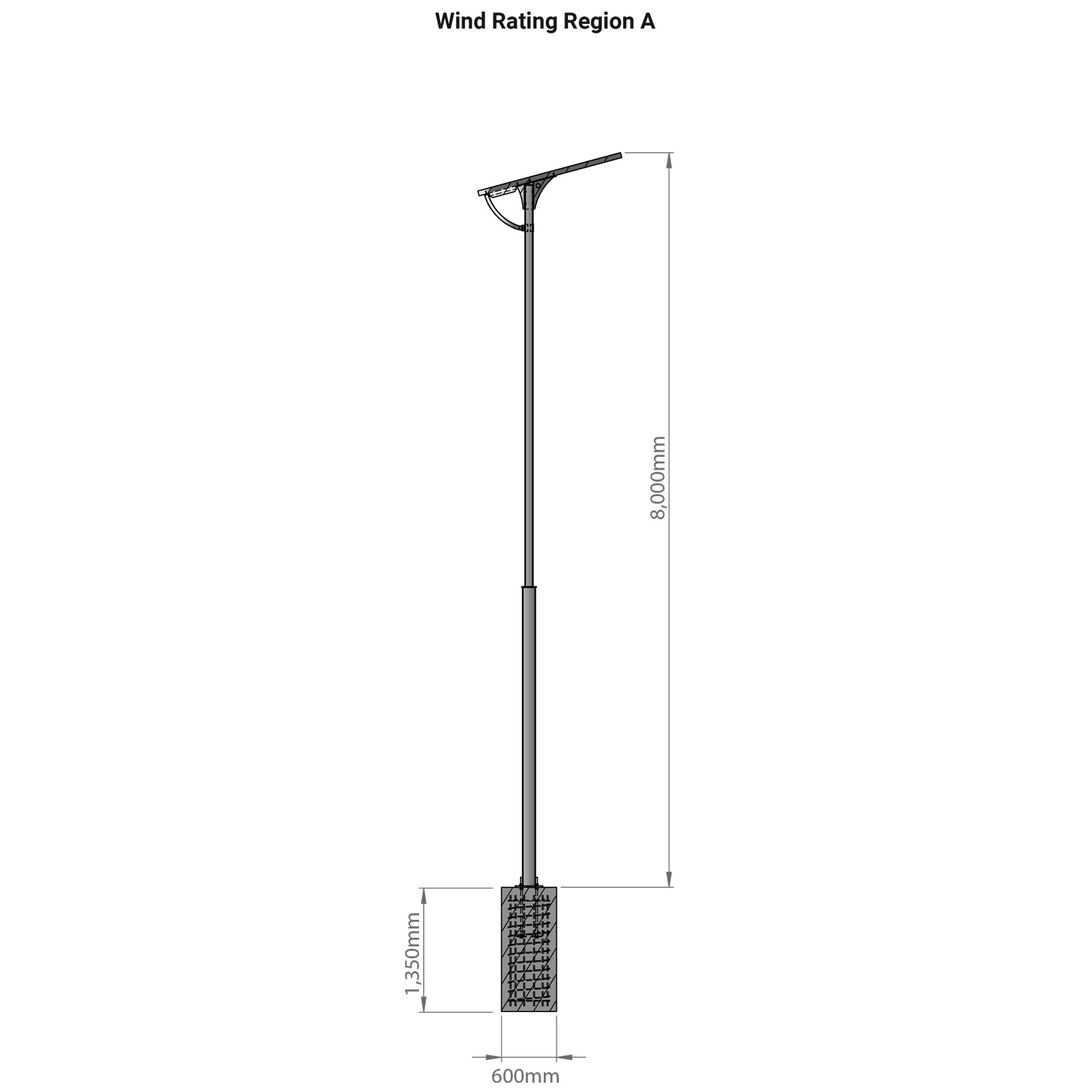 Solar Street Lighting Pole