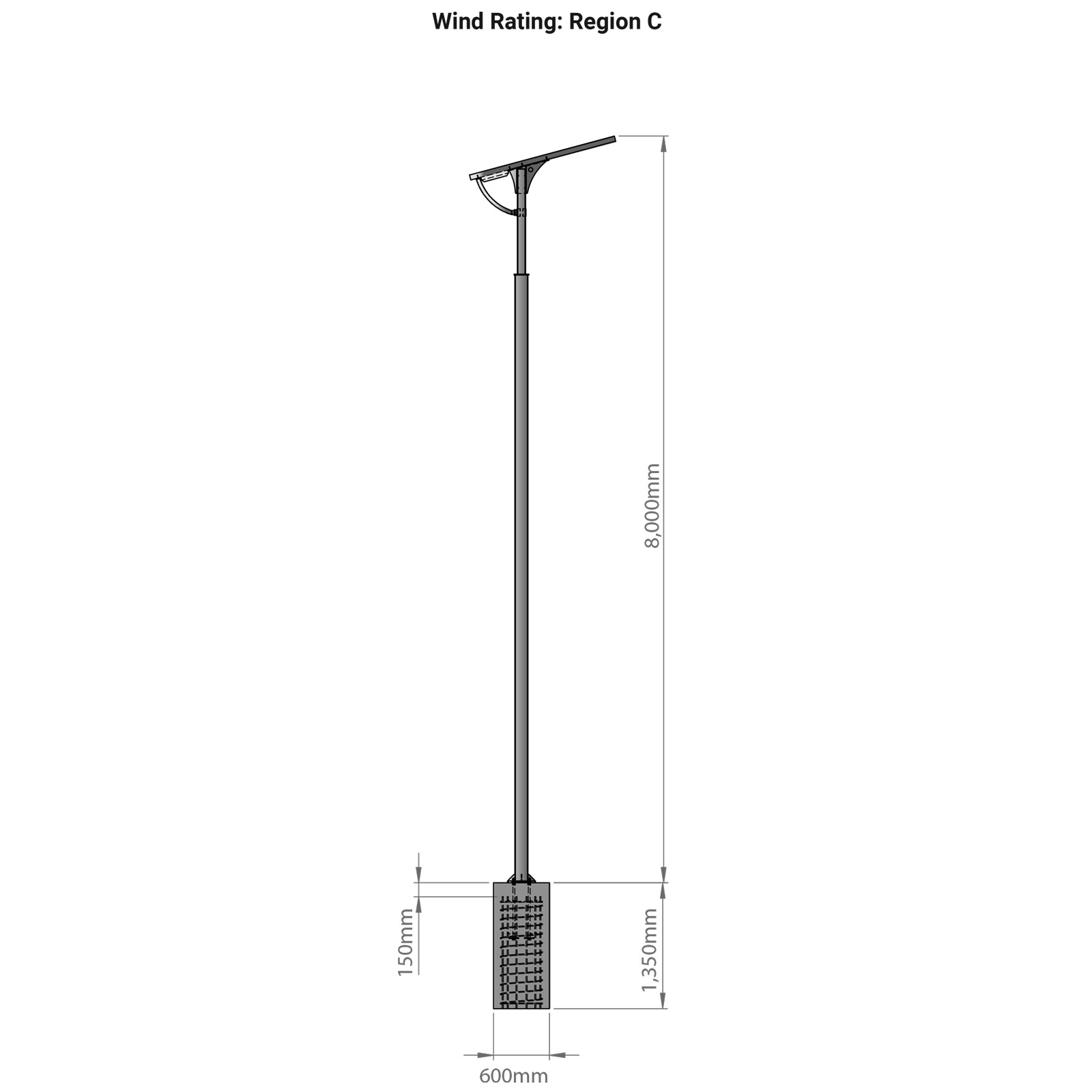 Solar Light Pole