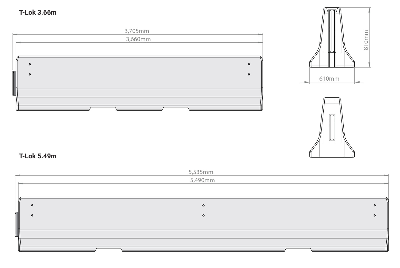 Rubber TLok Technical Drawing