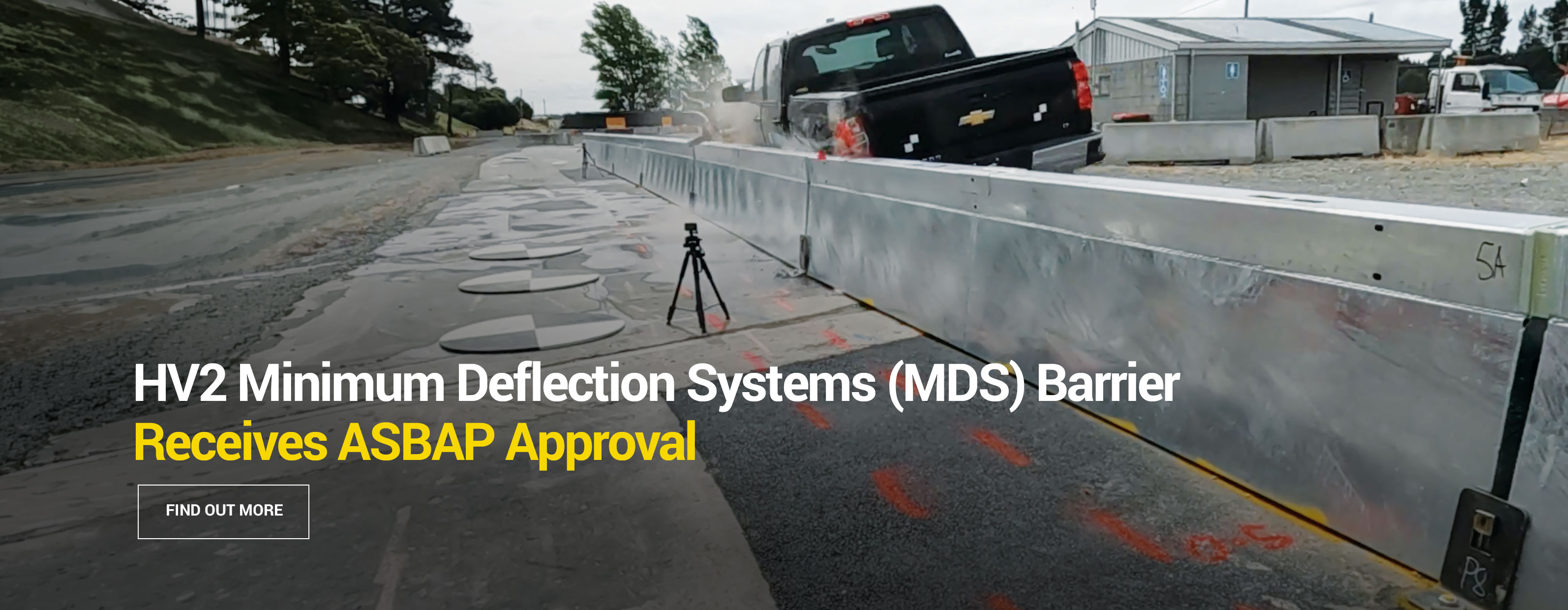 HV2 Minimum Deflection Systems (MDS) Barrier receives ASBAP approval