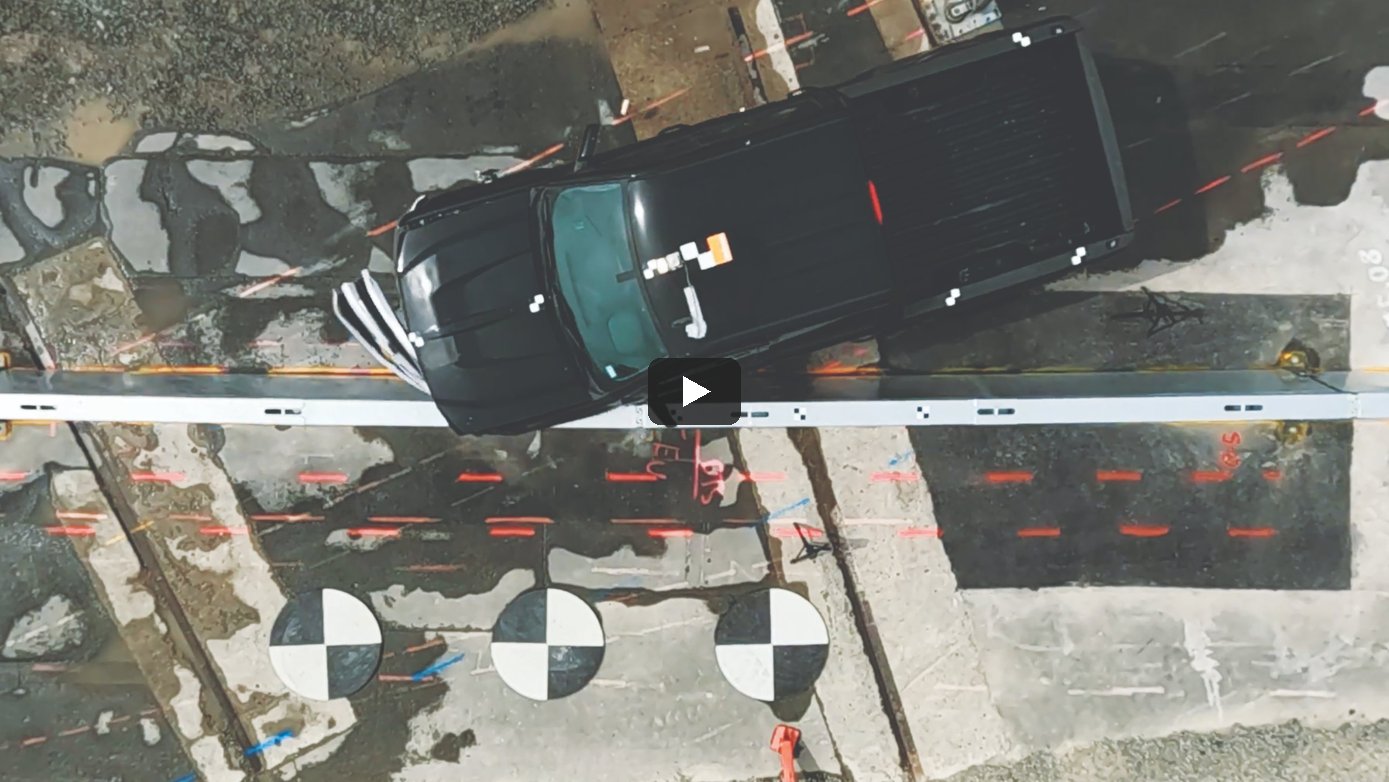 HV2 MDS Barrier MASH TL-3 crash test video