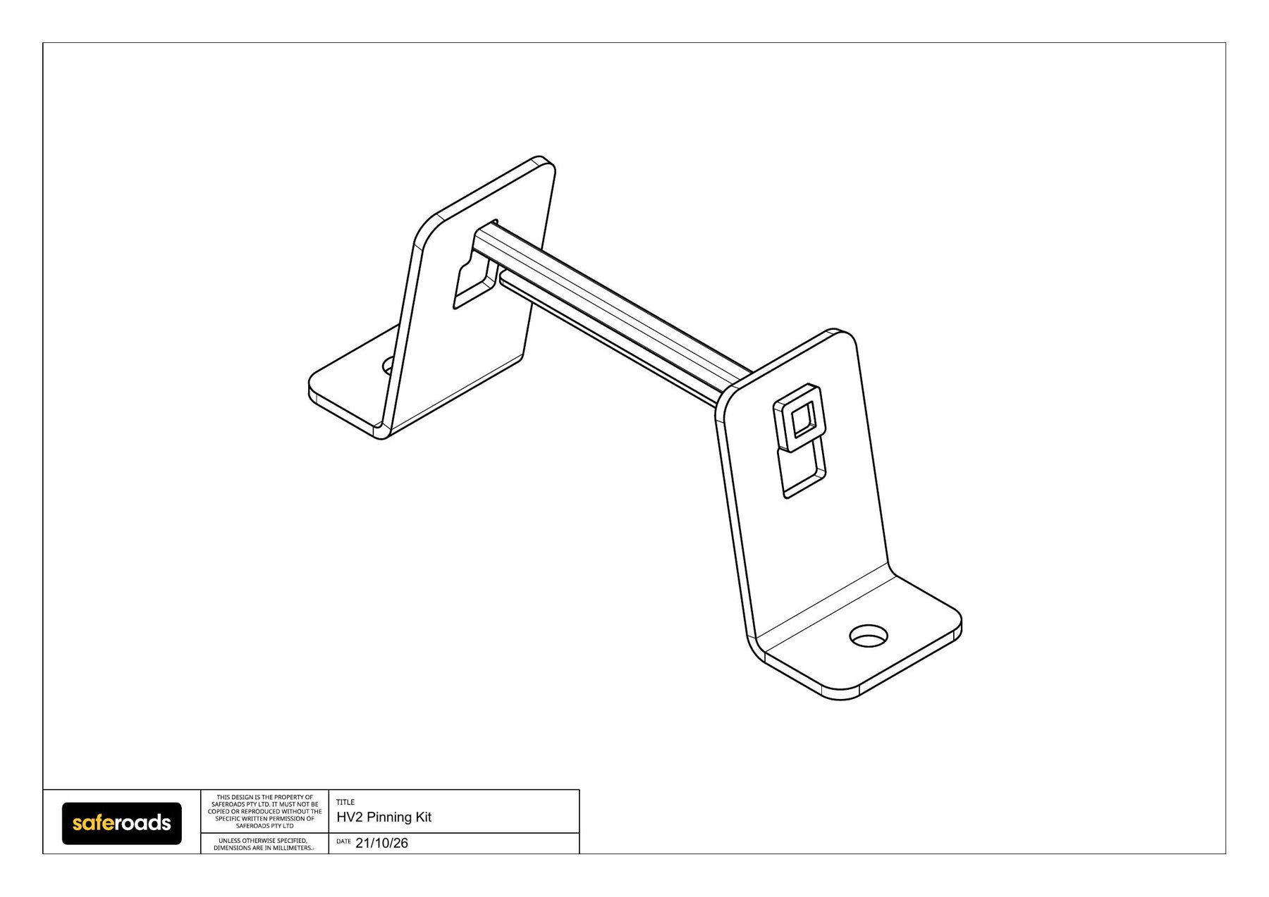 HV2 Pinning Kit technical drawing