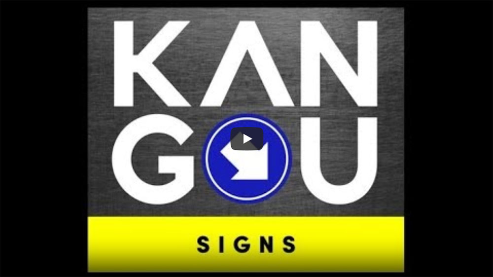 kangou signs installation