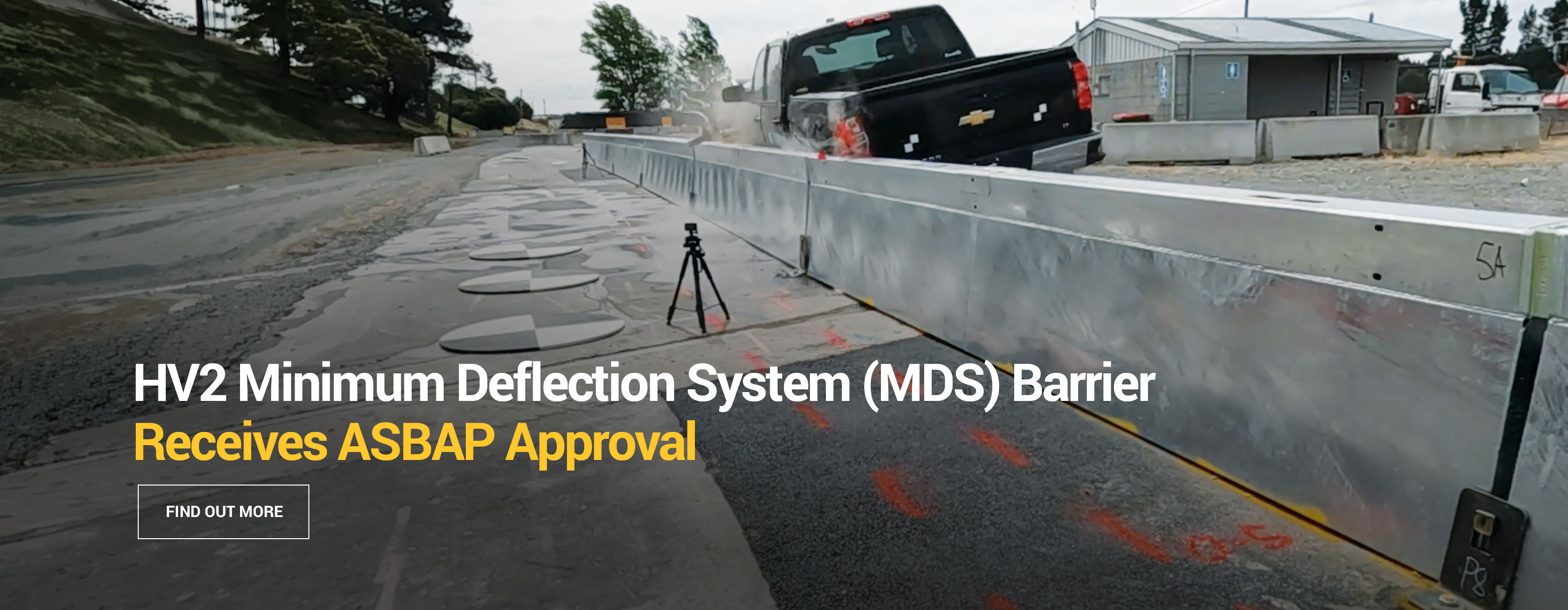 HV2 Minimum Deflection System (MDS) Barrier receives ASBAP approval