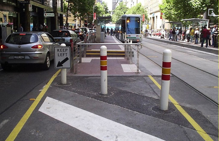 Safety Bollard Solution for the CBD super-stops