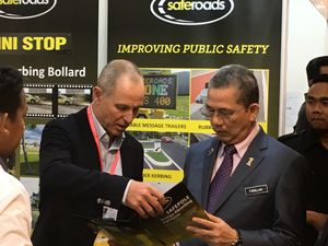 CEO discussing Saferoads products